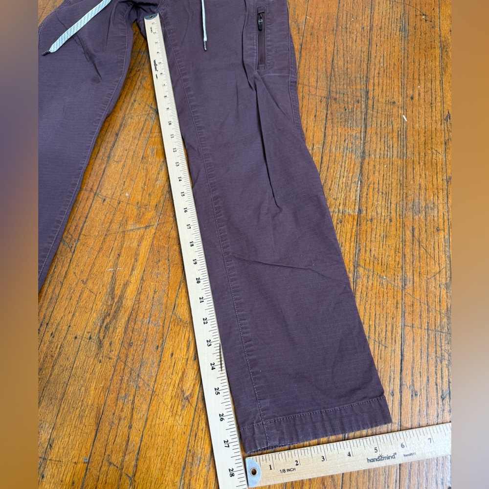 VUORI Ripstop Pants Chestnut Brown Size XS Athletic Outdoor Travel Utility VW401 - Picture 8 of 8